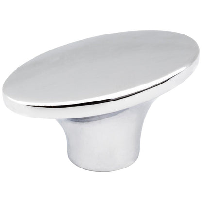1-7/8" Overall Length Satin Nickel Oval Hudson Cabinet Knob