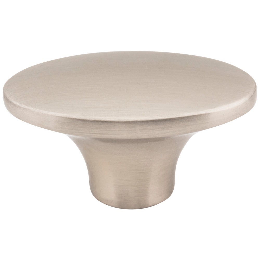 1-7/8" Overall Length Satin Nickel Oval Hudson Cabinet Knob