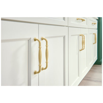 96 mm Center-to-Center Satin Nickel Tiffany Cabinet Pull