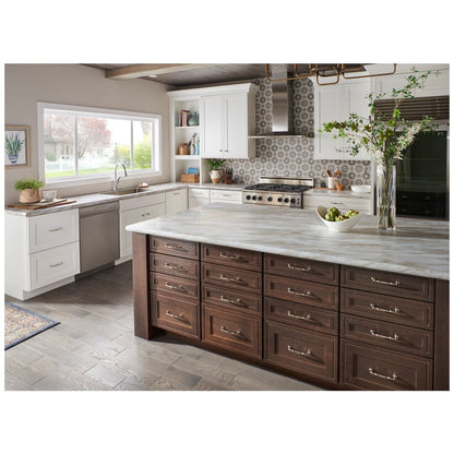 96 mm Center-to-Center Satin Nickel Tiffany Cabinet Pull