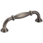 96 mm Center-to-Center Satin Nickel Tiffany Cabinet Pull