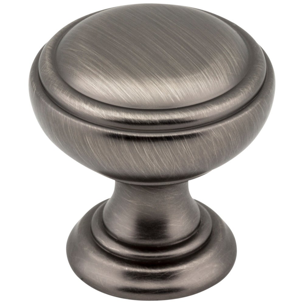 1-1/4" Diameter Satin Nickel Tiffany Cabinet Knob