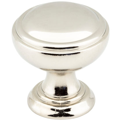 1-1/4" Diameter Satin Nickel Tiffany Cabinet Knob