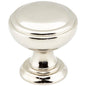 1-1/4" Diameter Satin Nickel Tiffany Cabinet Knob