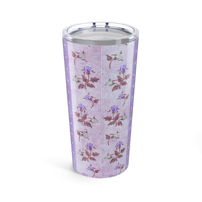 Customizable: Floral Design Tumbler - Stylish 20oz Travel Mug for Coffee Lovers, Gifts for Her, Outdoor Adventures, Home Decor, Mother's Day Gift