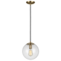 Leo Hanging Globe Medium One Light Pendant