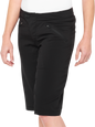100% Women's Ridecamp Shorts - Black - XL 40037-00003