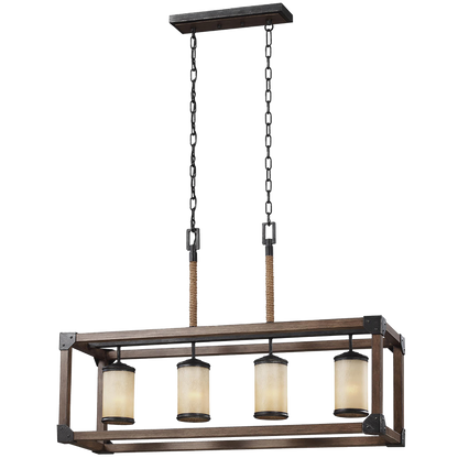 Dunning 4-Light Linear Chandelier