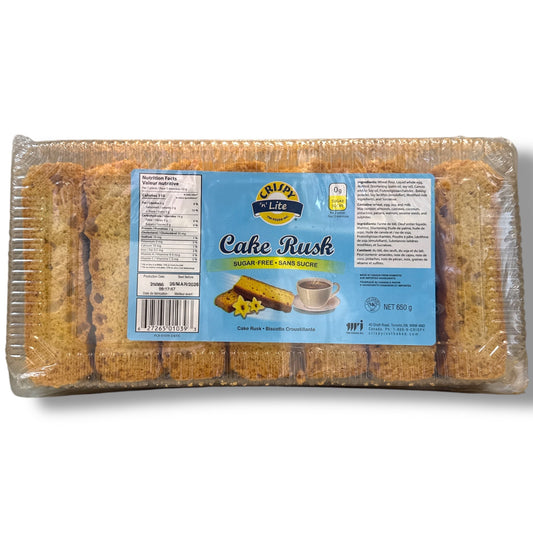 Sugar Free Cake Rusk - Crispy, Delicious Snack from ALBASHA Store, Perfect for a Healthy Lifestyle