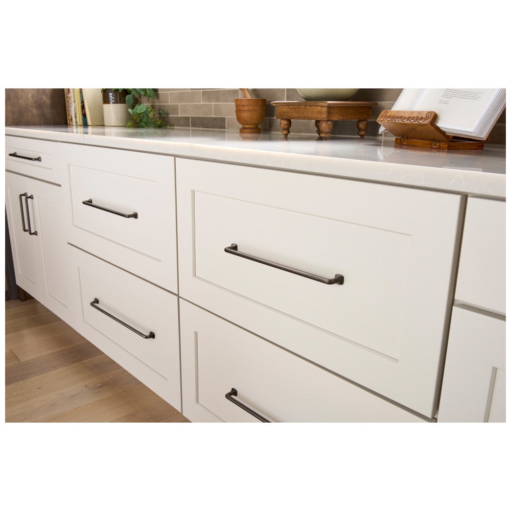 96 mm Center-to-Center Satin Nickel Griffin Cabinet Pull