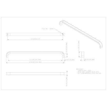 3" Center-to-Center Satin Nickel Rae Cabinet Pull