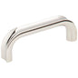 3" Center-to-Center Satin Nickel Rae Cabinet Pull