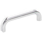 3" Center-to-Center Satin Nickel Rae Cabinet Pull