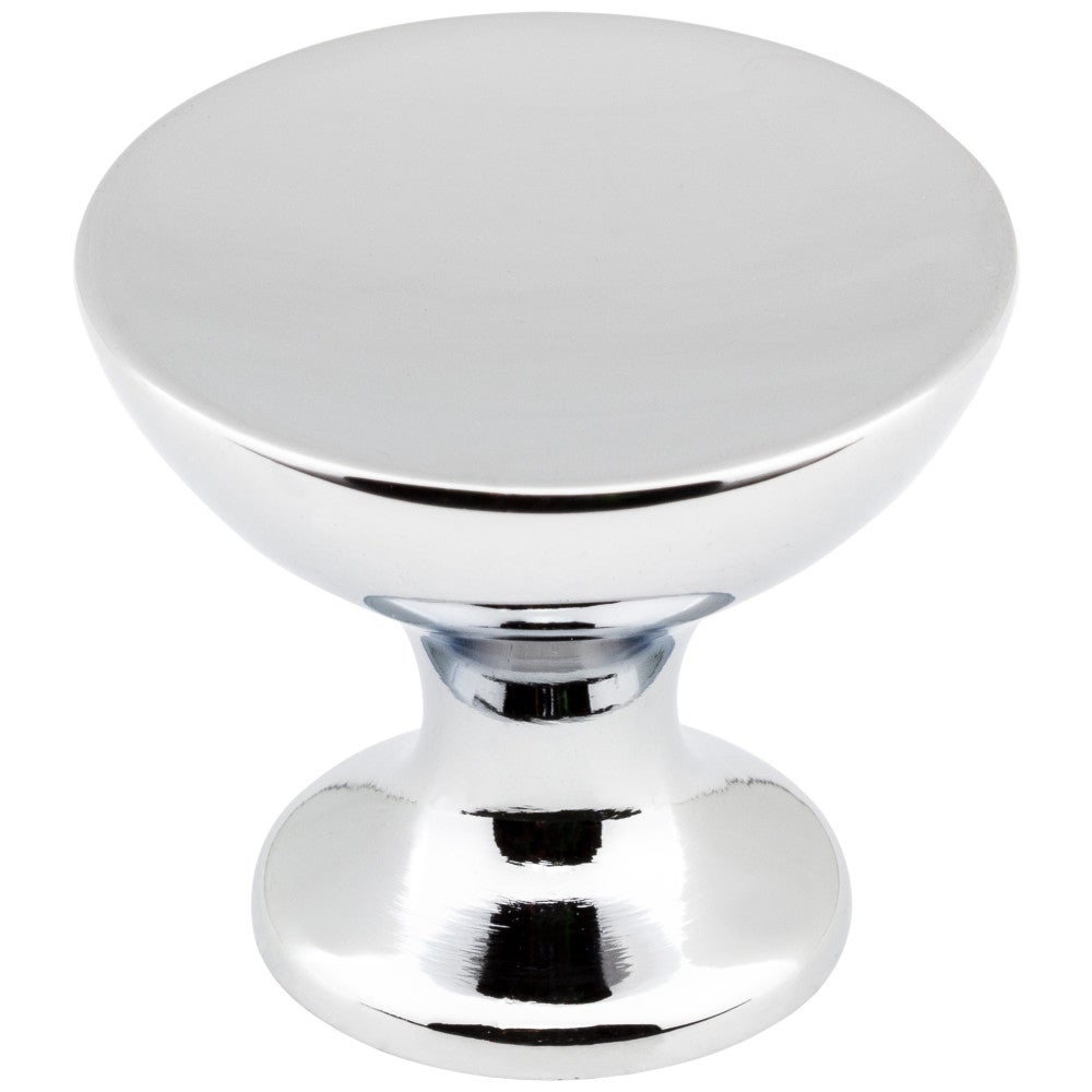 1-1/16" Diameter Polished Chrome Rae Cabinet Knob