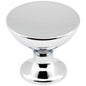 1-1/16" Diameter Polished Chrome Rae Cabinet Knob