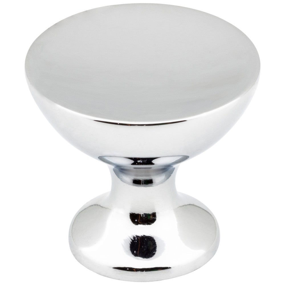 1-1/16" Diameter Polished Chrome Rae Cabinet Knob