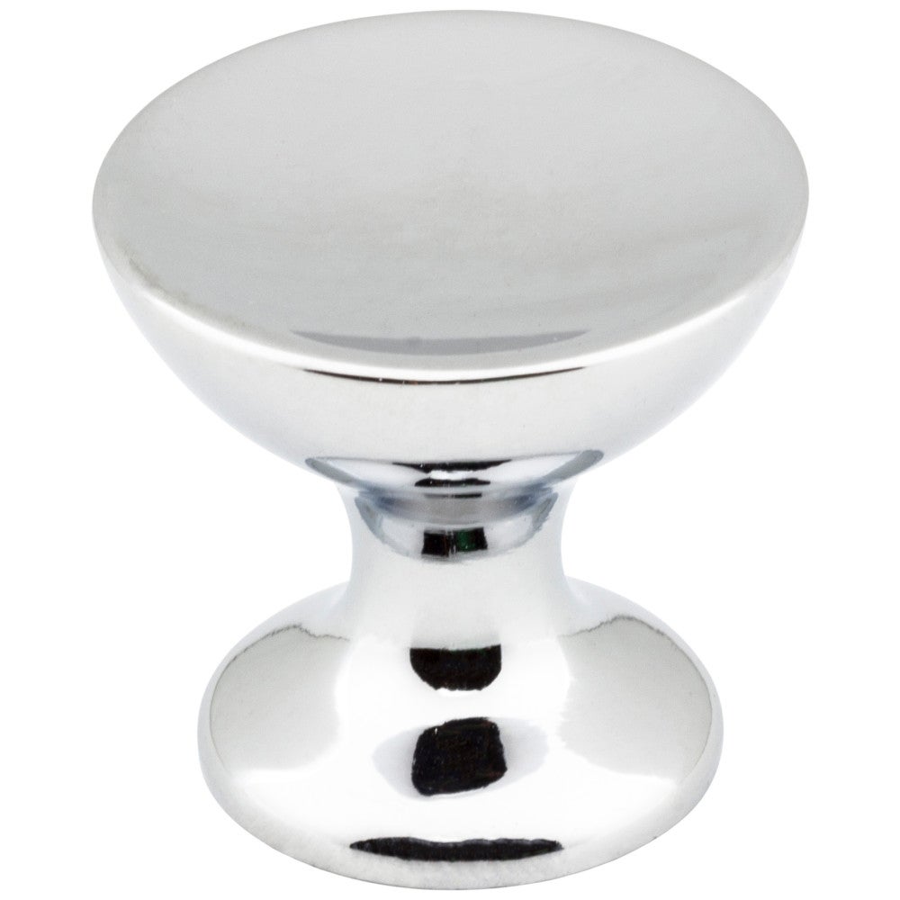 1-1/16" Diameter Polished Chrome Rae Cabinet Knob