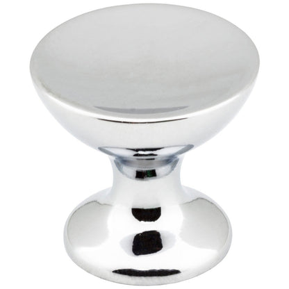 1-1/16" Diameter Polished Chrome Rae Cabinet Knob