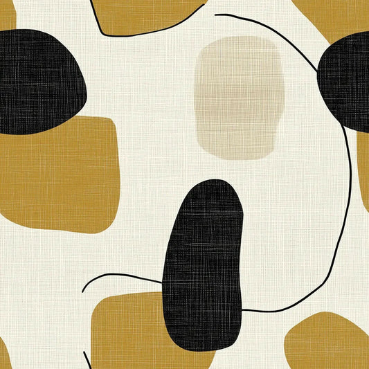 Organic Ochre Linen Forms