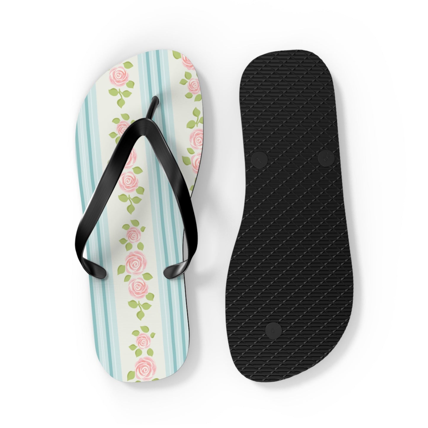 Customizable: Floral Flip Flops | Stylish Summer Sandals | Beach Footwear | Vacation Essentials | Poolside Comfort | Garden Party Sandals