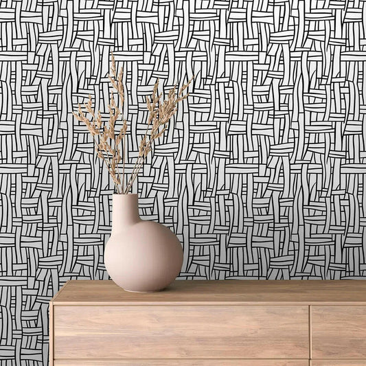 Artisan Ink Weave Wallpaper