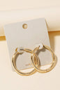 Classic Everyday Gold Hoop Earrings
