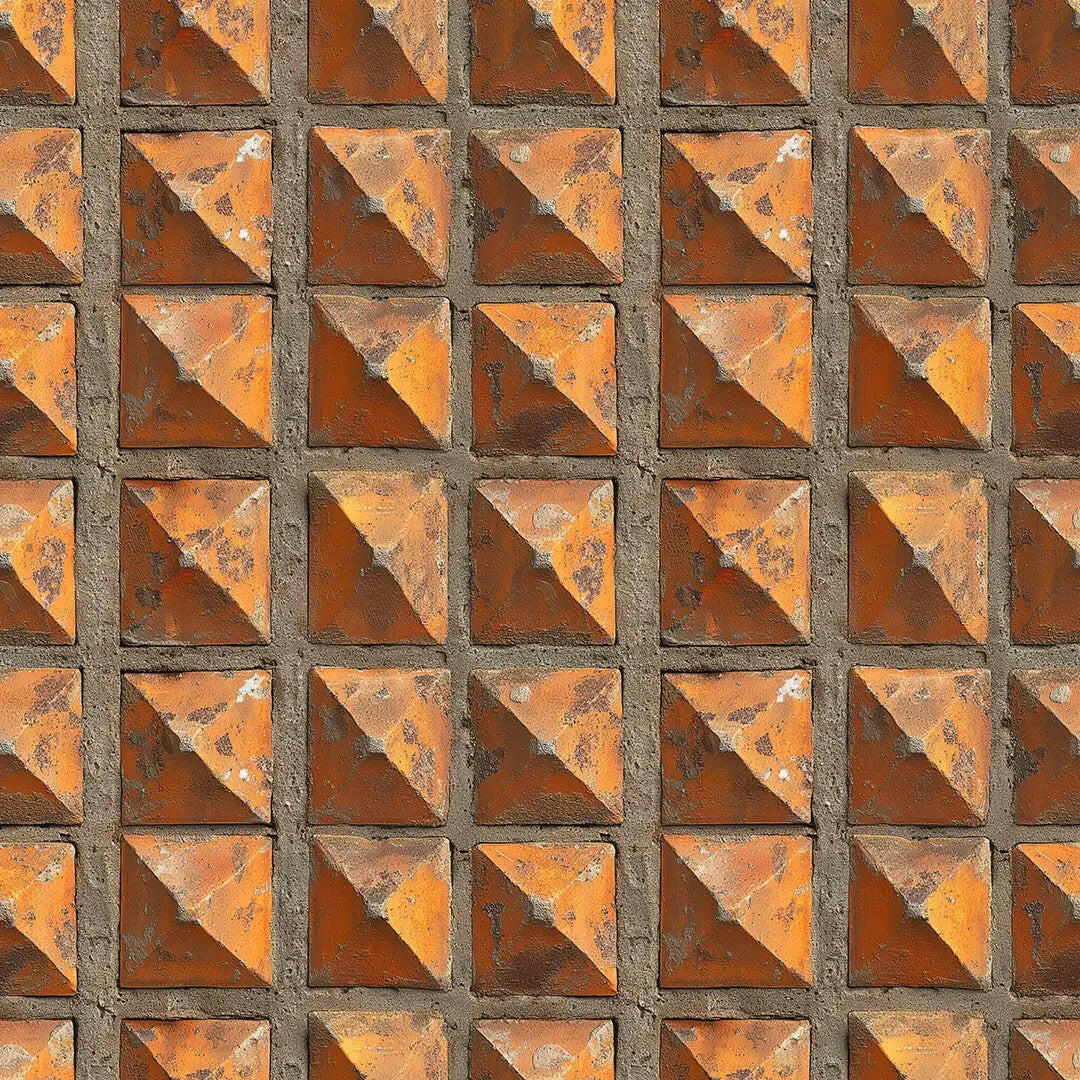 Fired Earth Pyramid Grid