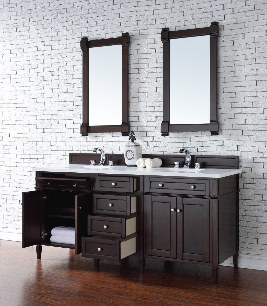 Brittany 72" Double Vanity Cabinet