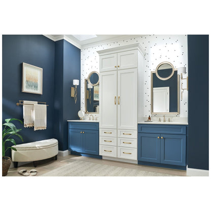 96 mm Center-to-Center Satin Nickel Wheeler Cabinet Pull