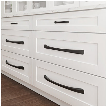 96 mm Center-to-Center Satin Nickel Wheeler Cabinet Pull