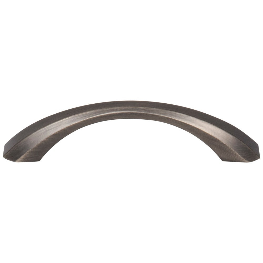 96 mm Center-to-Center Satin Nickel Wheeler Cabinet Pull
