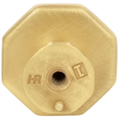 1-1/4" Overall Length Satin Nickel Octagonal Wheeler Cabinet Knob