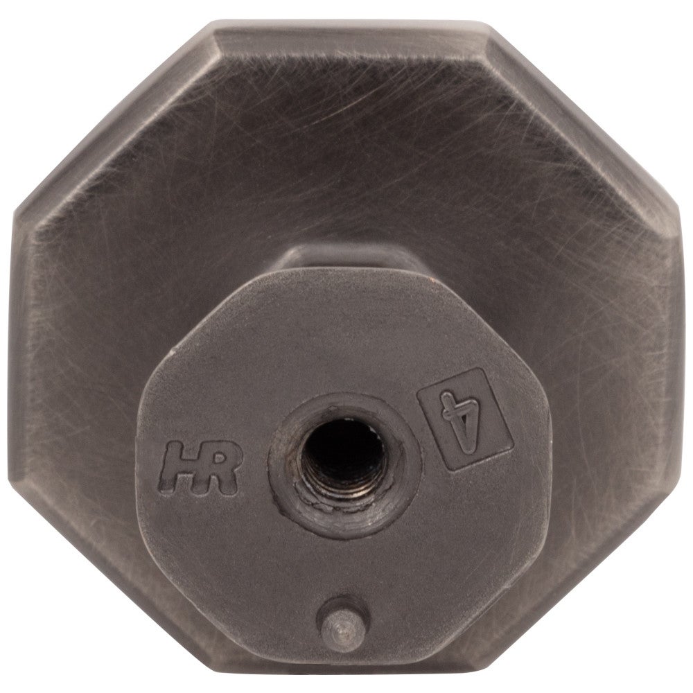 1-1/4" Overall Length Satin Nickel Octagonal Wheeler Cabinet Knob