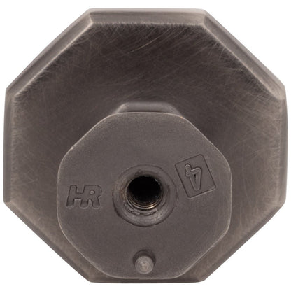 1-1/4" Overall Length Satin Nickel Octagonal Wheeler Cabinet Knob