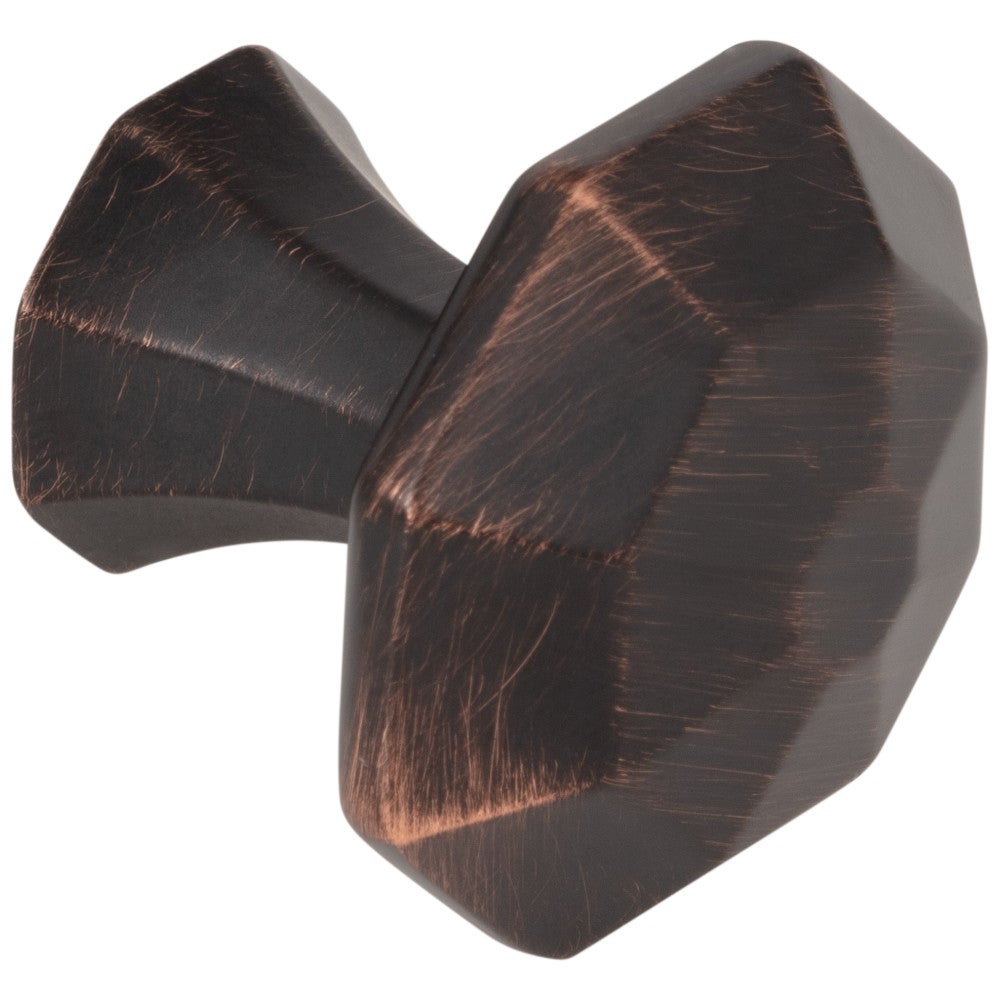 1-1/4" Overall Length Satin Nickel Octagonal Wheeler Cabinet Knob