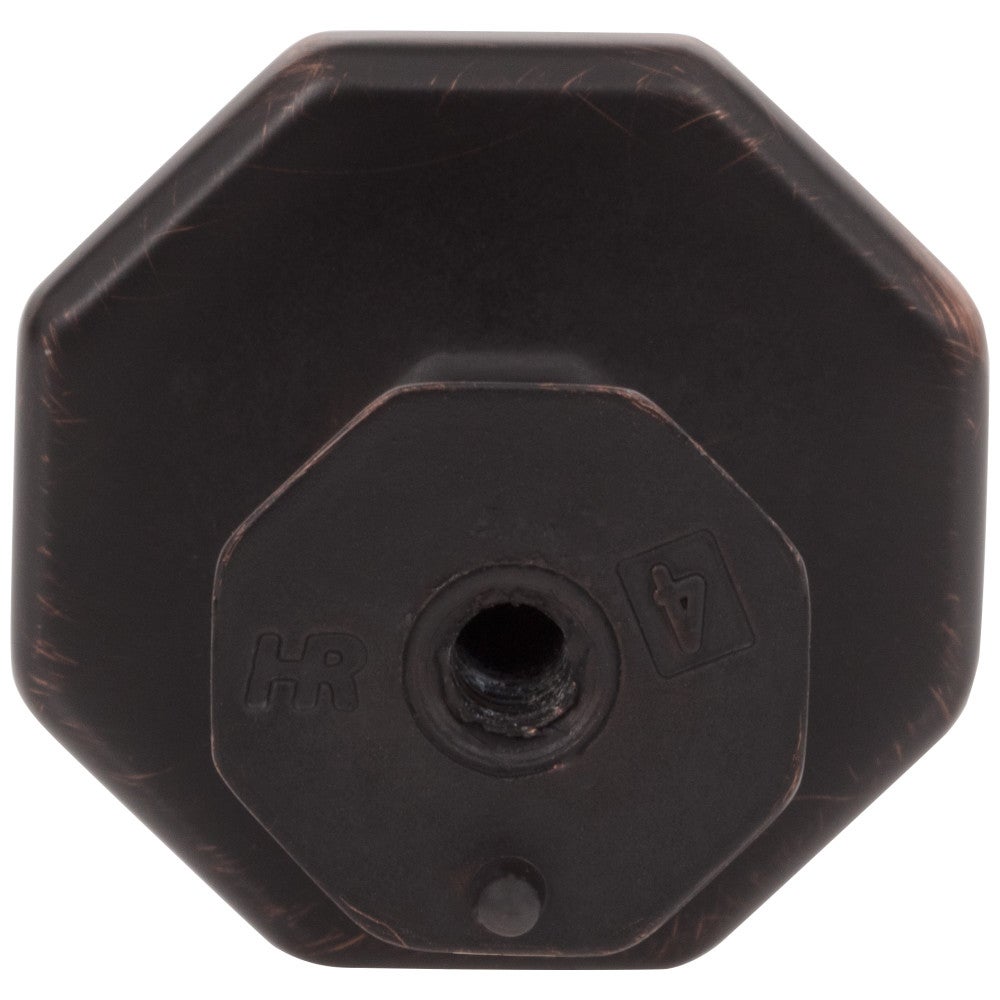 1-1/4" Overall Length Satin Nickel Octagonal Wheeler Cabinet Knob