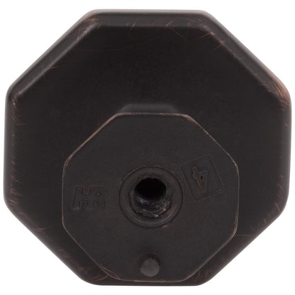 1-1/4" Overall Length Satin Nickel Octagonal Wheeler Cabinet Knob