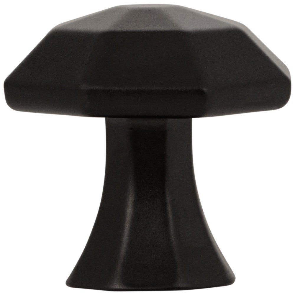 1-1/4" Overall Length Satin Nickel Octagonal Wheeler Cabinet Knob