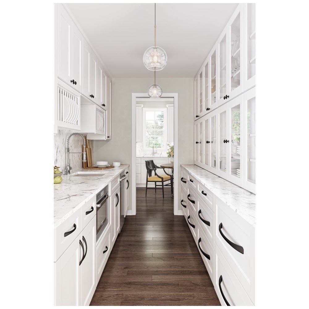 1-1/4" Overall Length Satin Nickel Octagonal Wheeler Cabinet Knob