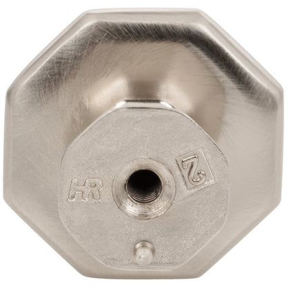 1-1/4" Overall Length Satin Nickel Octagonal Wheeler Cabinet Knob