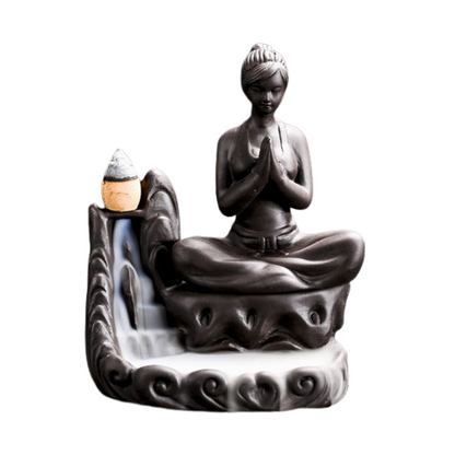 Yoga Meditation Incense Burner Waterfall