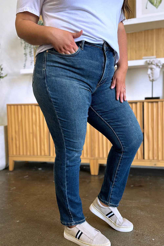 Judy Blue High Waist Jeans - Tummy Control Full Size Slim Fit Women's Jeans