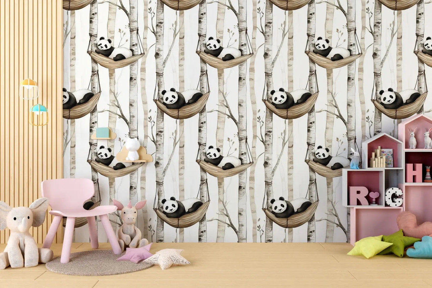 Whimsical Panda Hammock Haven