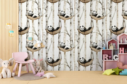 Whimsical Panda Hammock Haven
