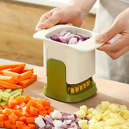 Versatile Manual Vegetable Chopper  Fry Cutter  Stainless Steel