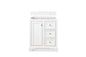 De Soto 30" Single Vanity Cabinet, Bright White