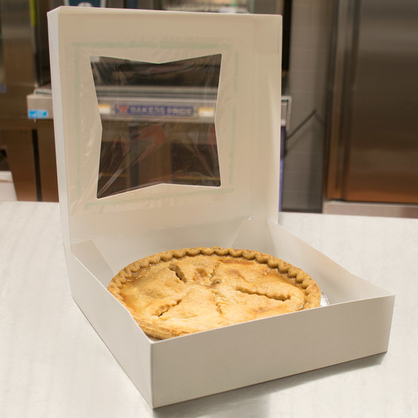 Pie Box - 10x10x2.5 - Window 6ct or 12ct