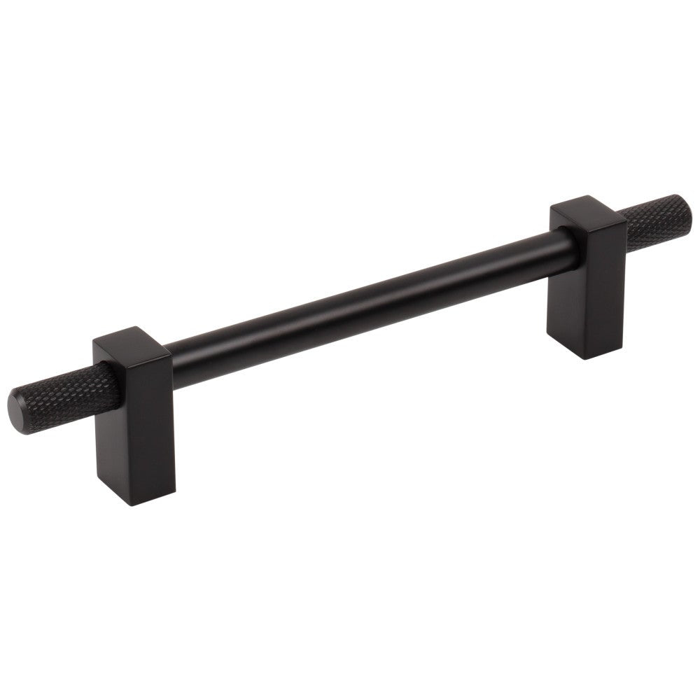 96 mm Center-to-Center Satin Nickel Larkin 4 Knurled Ends Cabinet Bar Pull
