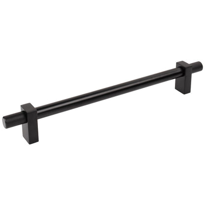 96 mm Center-to-Center Satin Nickel Larkin 4 Knurled Ends Cabinet Bar Pull