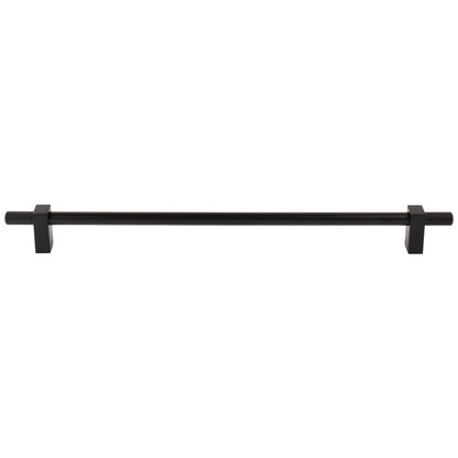 96 mm Center-to-Center Satin Nickel Larkin 4 Knurled Ends Cabinet Bar Pull